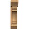 Ekena Millwork Olympic Slat Rough Sawn Bracket w/ Offset Brace, Western Red Cedar, 8"W x 28"D x 32"H BKT0806X28X32OLY06RWR - alternate 2